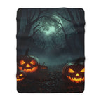 🖤 Sherpa Fleece Blanket — Gothic Cozy Throw | Ultra-Soft Plush Blanket for Bedroom & Living Room | Images