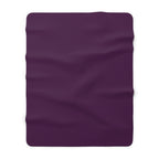 🖤 Sherpa Fleece Blanket — Gothic Cozy Throw | Ultra-Soft Plush Blanket for Bedroom & Living Room | Solids