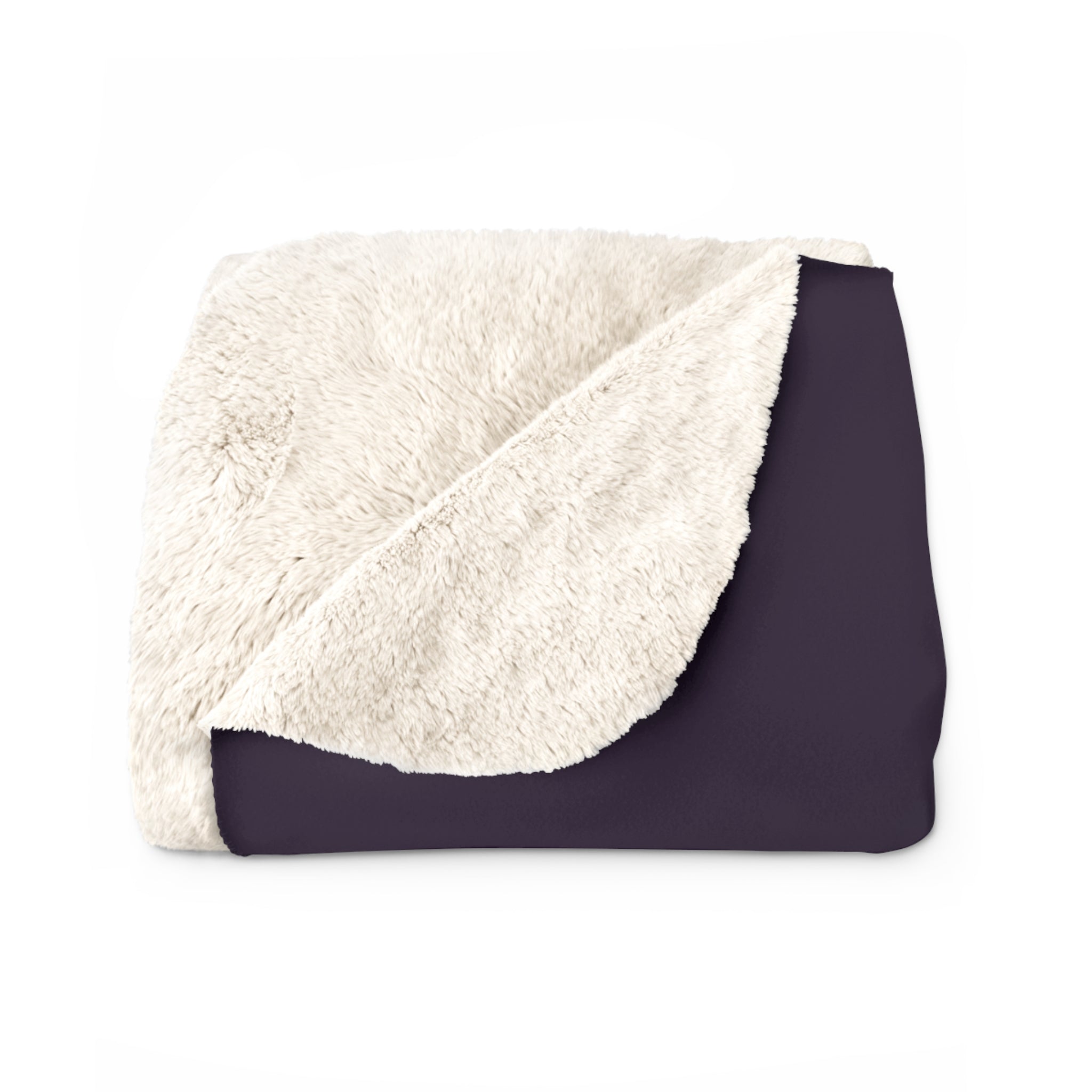 🖤 Sherpa Fleece Blanket — Gothic Cozy Throw | Ultra-Soft Plush Blanket for Bedroom & Living Room | Solids