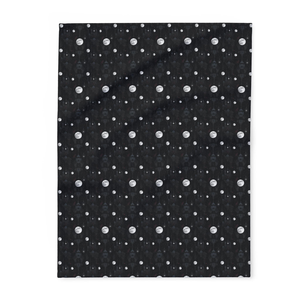 🖤 Arctic Fleece Blanket — Gothic Cozy Home Decor | Soft Plush Throw for Bedroom & Living Room | Patterns