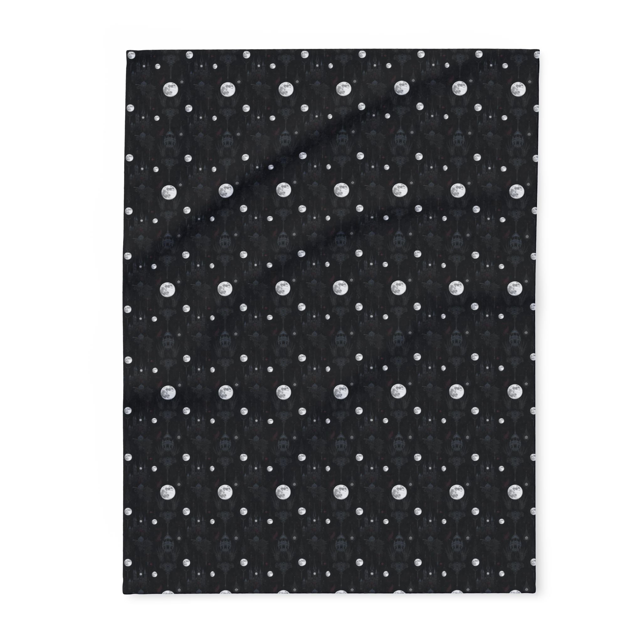 🖤 Arctic Fleece Blanket — Gothic Cozy Home Decor | Soft Plush Throw for Bedroom & Living Room | Patterns