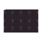 Purple Skull Pattern Gift Wrap Papers | Gothic Wrapping Paper