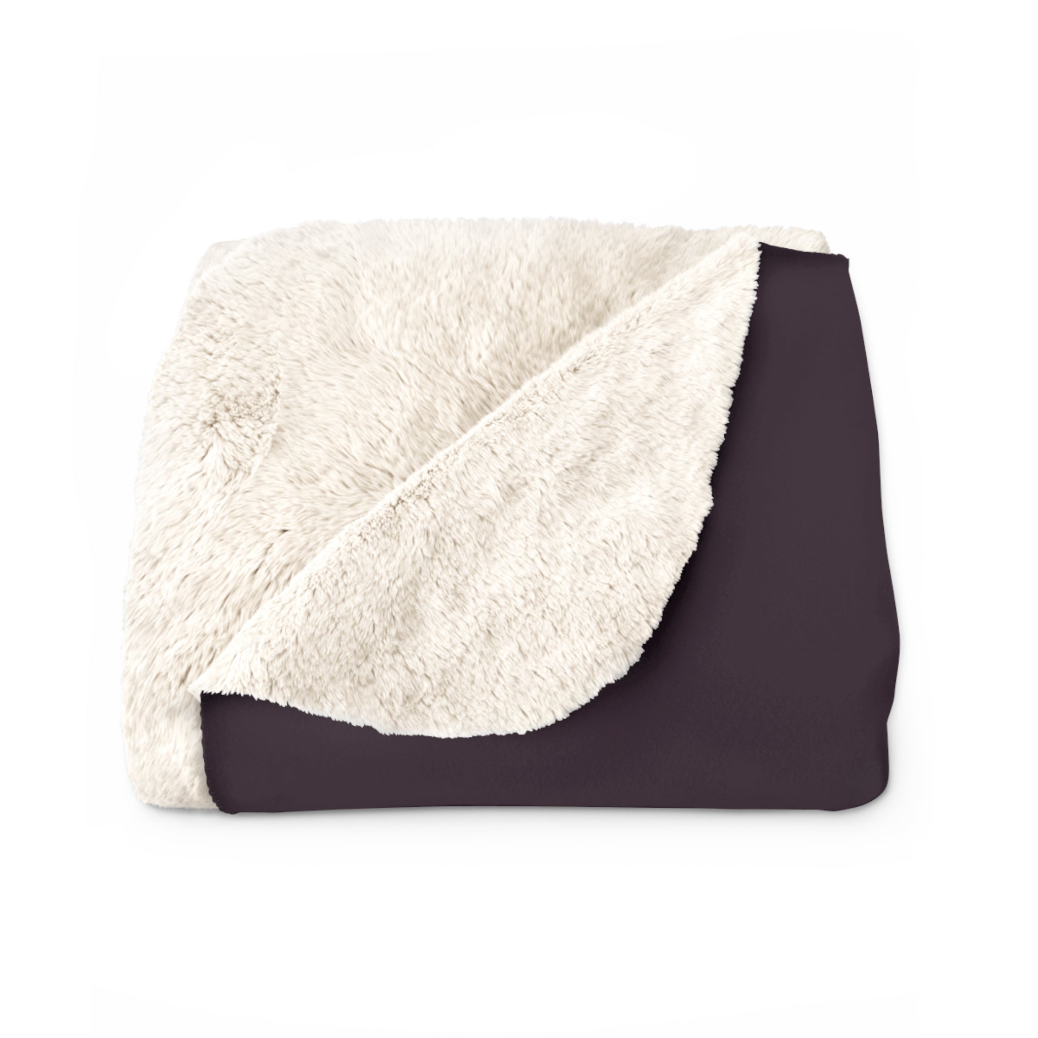 🖤 Sherpa Fleece Blanket — Gothic Cozy Throw | Ultra-Soft Plush Blanket for Bedroom & Living Room | Solids