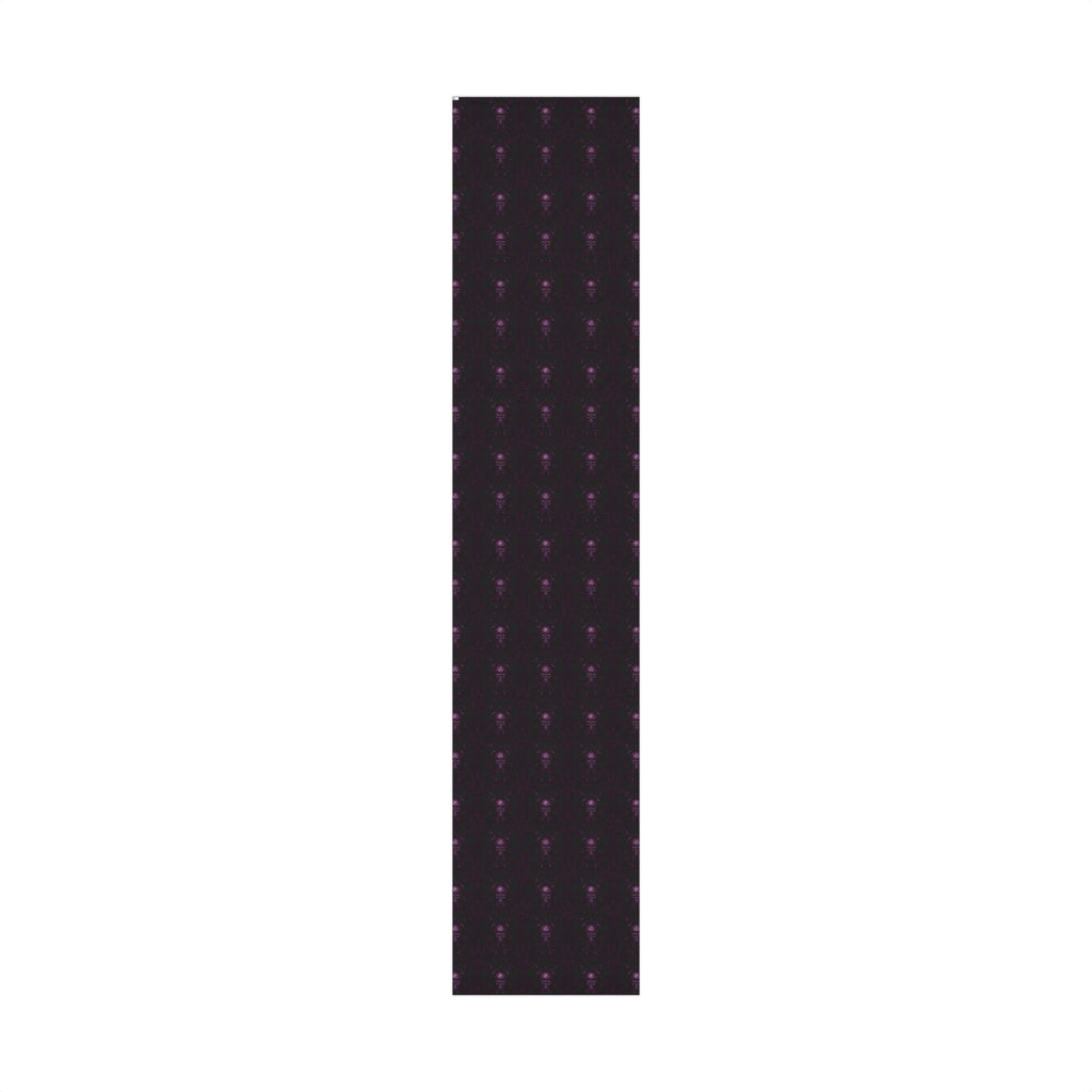Purple Skull Pattern Gift Wrap Papers | Gothic Wrapping Paper