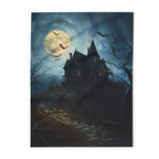 🖤 Arctic Fleece Blanket — Gothic Cozy Home Decor | Soft Plush Throw for Bedroom & Living Room | Images