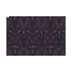 Dark Purple Baroque Pattern Gift Wrap Paper | Wrapping Paper Roll
