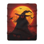 🖤 Sherpa Fleece Blanket — Gothic Cozy Throw | Ultra-Soft Plush Blanket for Bedroom & Living Room | Images