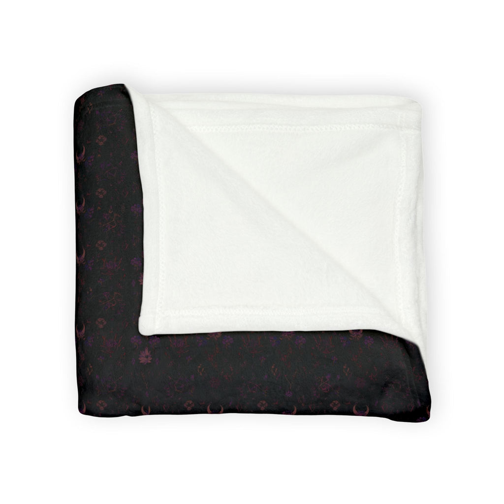 🕯️ Soft Polyester Blanket — Witchy Cozy Throw | Gothic Dark Aesthetic Home Decor | Patterns