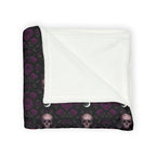 🕯️ Soft Polyester Blanket — Witchy Cozy Throw | Gothic Dark Aesthetic Home Decor | Patterns