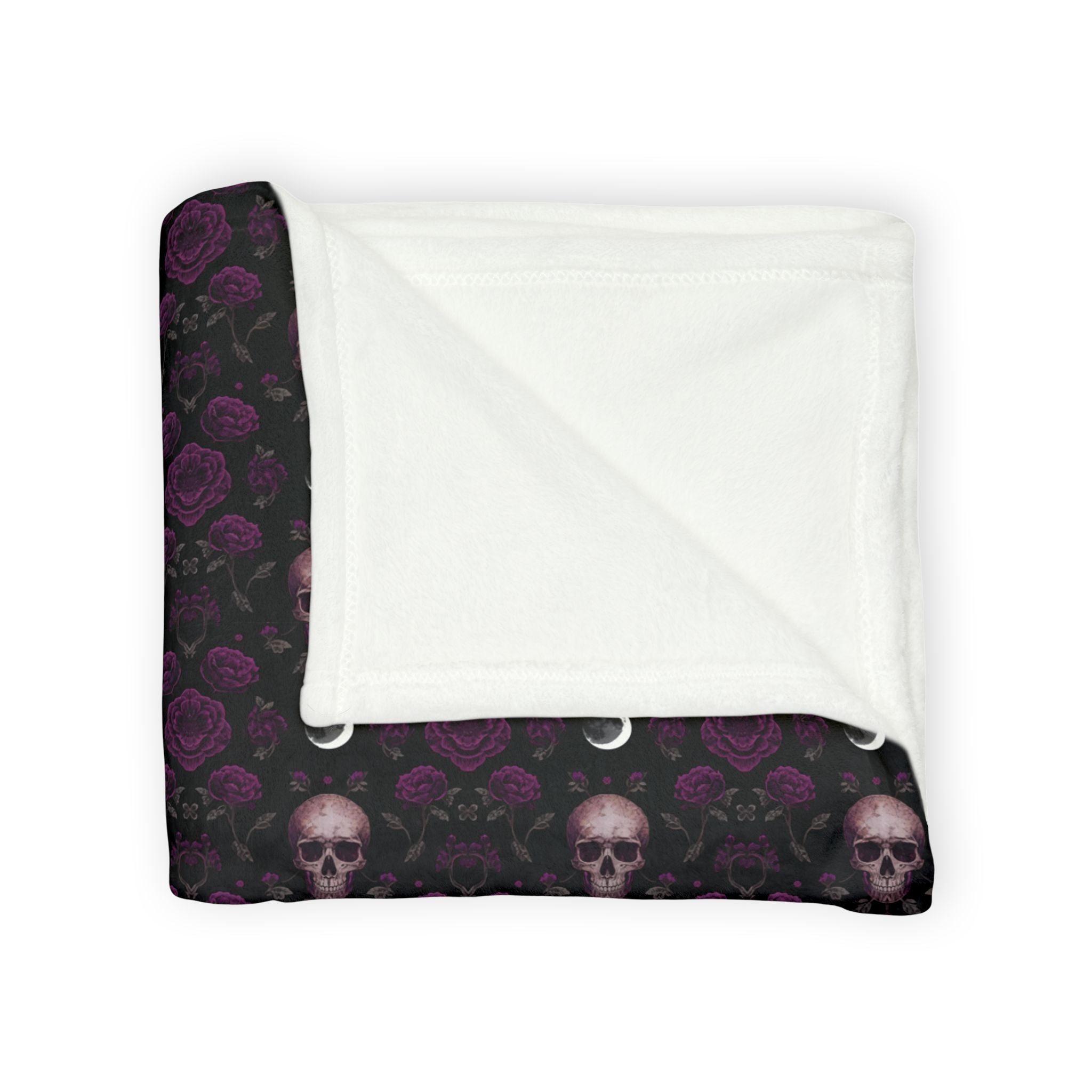 🕯️ Soft Polyester Blanket — Witchy Cozy Throw | Gothic Dark Aesthetic Home Decor | Patterns