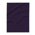 🖤 Arctic Fleece Blanket — Gothic Cozy Home Decor | Soft Plush Throw for Bedroom & Living Room | Solids