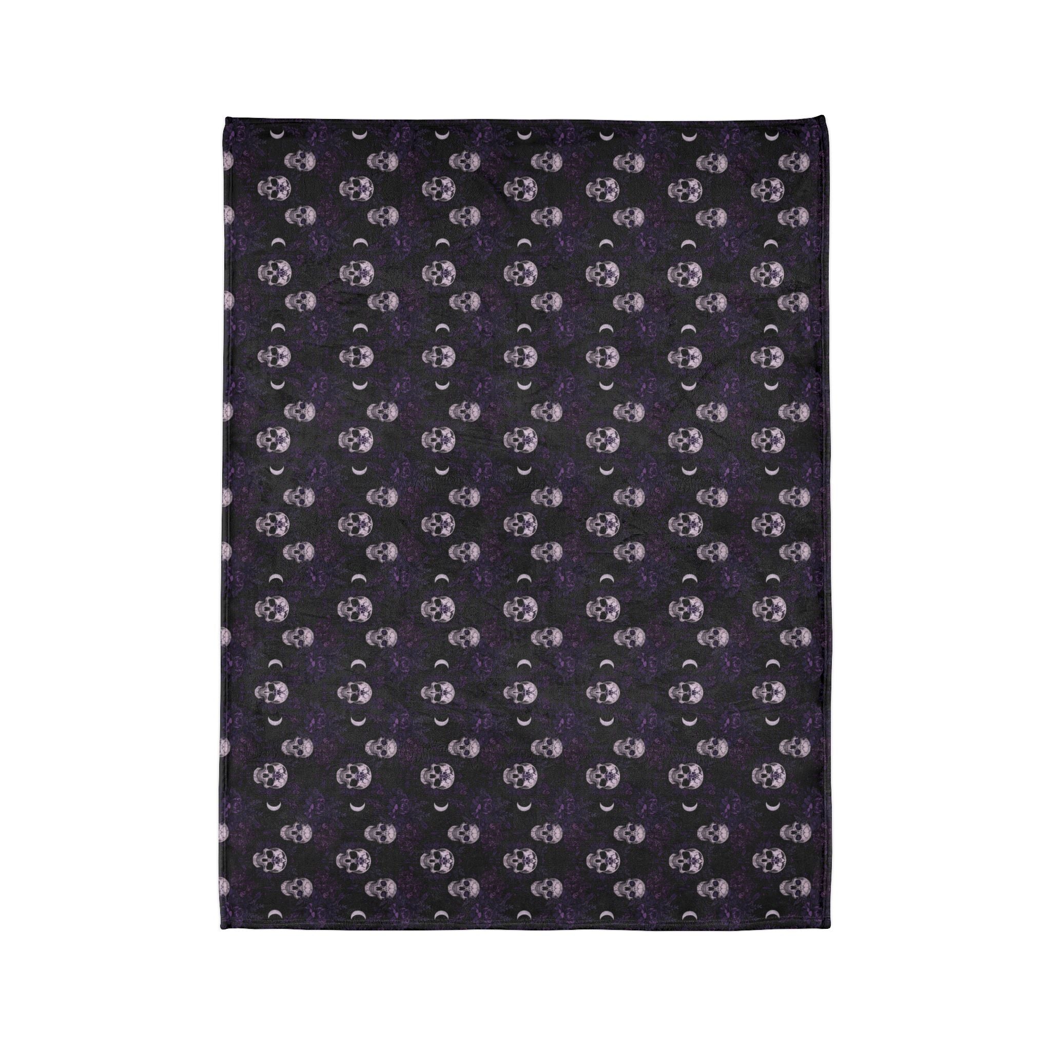 🕯️ Soft Polyester Blanket — Witchy Cozy Throw | Gothic Dark Aesthetic Home Decor | Patterns