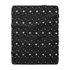 🖤 Sherpa Fleece Blanket — Gothic Cozy Throw | Ultra-Soft Plush Blanket for Bedroom & Living Room | Patterns