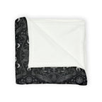 🕯️ Soft Polyester Blanket — Witchy Cozy Throw | Gothic Dark Aesthetic Home Decor | Patterns