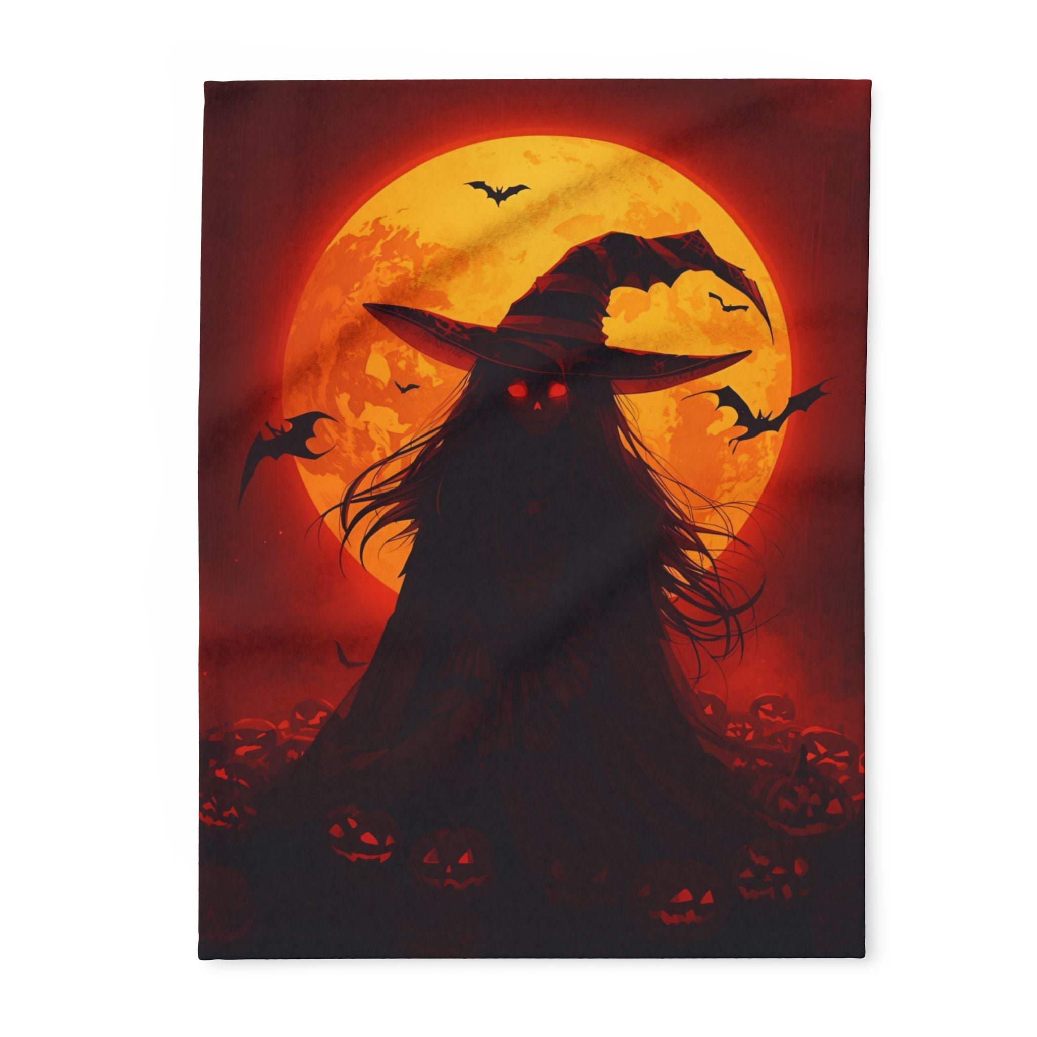 🖤 Arctic Fleece Blanket — Gothic Cozy Home Decor | Soft Plush Throw for Bedroom & Living Room | Images