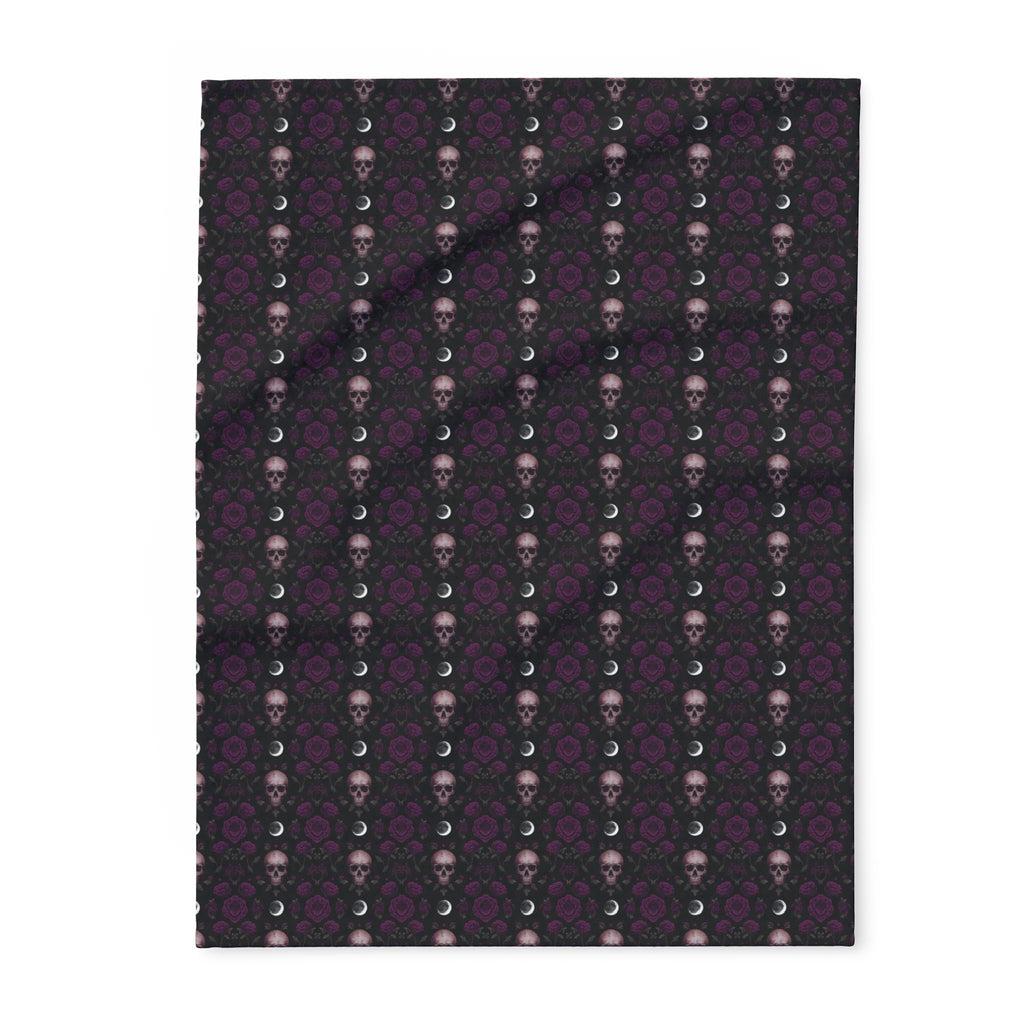 🖤 Arctic Fleece Blanket — Gothic Cozy Home Decor | Soft Plush Throw for Bedroom & Living Room | Patterns