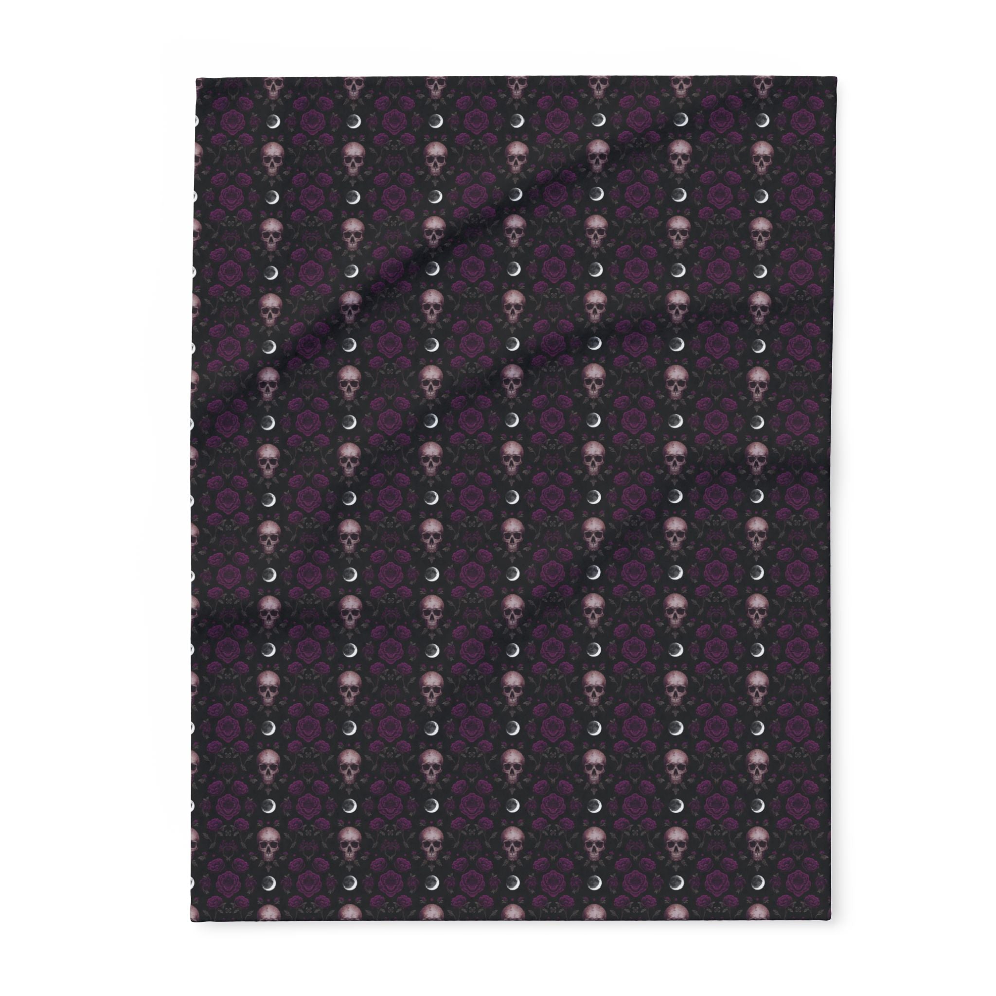 🖤 Arctic Fleece Blanket — Gothic Cozy Home Decor | Soft Plush Throw for Bedroom & Living Room | Patterns